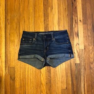 American Eagle high-rise jean shorts